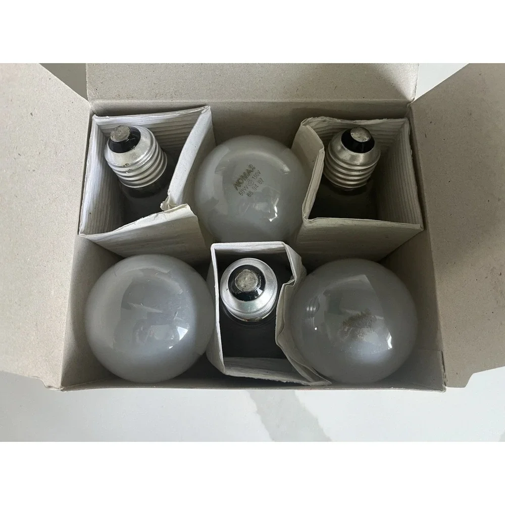 Noma Frosted Pack Of 6 Bulbs 60w Old Stock Non LED